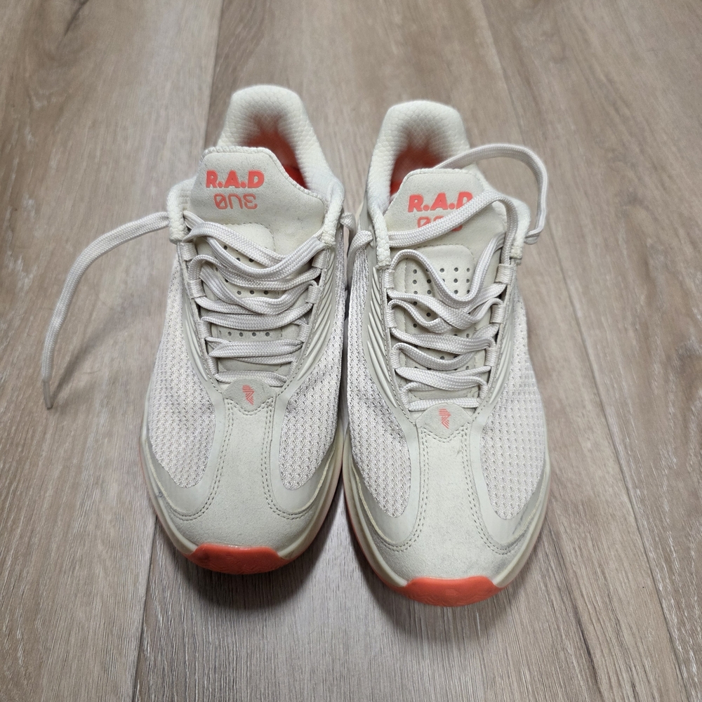R.A.D. One Cream and Orange Sneakers